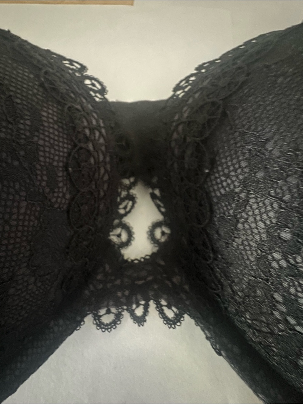 Victoria's Secret Black Very Sexy Lace Push-Up Bra- 36D/38C - Picture 4 of 6